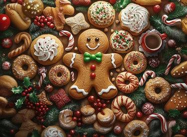 Christmas Cookie Delight Puzzle | MakeYourPuzzles